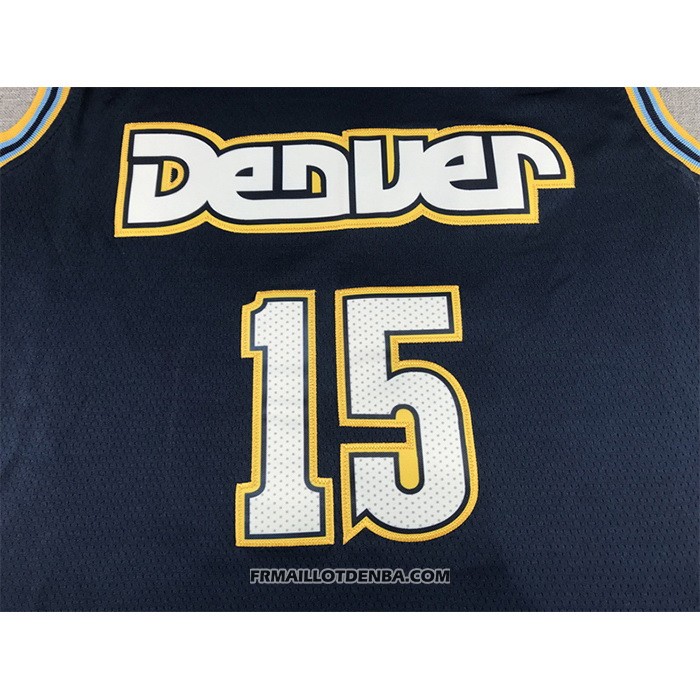 Maillot Denver Nuggets Nikola Jokic NO 15 Ville 2021-22 Bleu